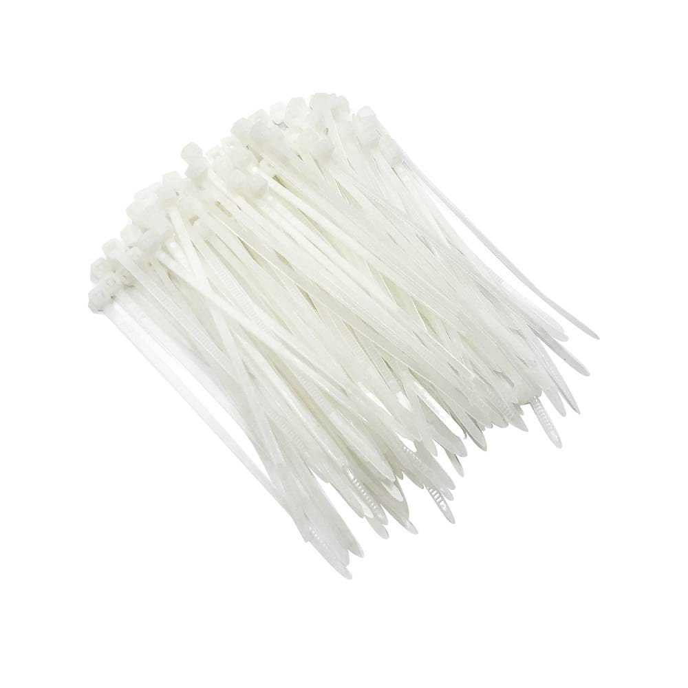 Δεματικά Καλωδίων 20×0,4cm 50τμχ Λευκό Χρώμα (MA-J-1032)