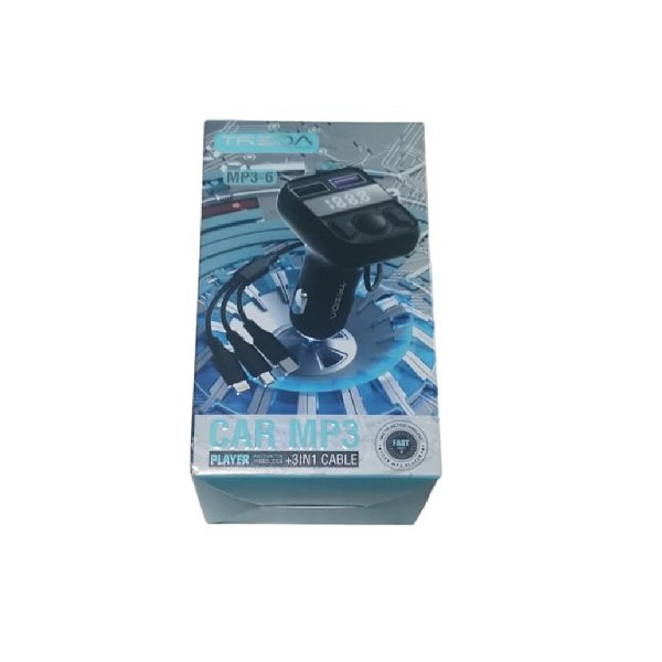Φορτιστής αυτοκινήτου Πομπός FM Bluetooth Ήχος Διπλή USB Συσκευή αναπαραγωγής MP3 αυτοκινήτου (MP3-6)