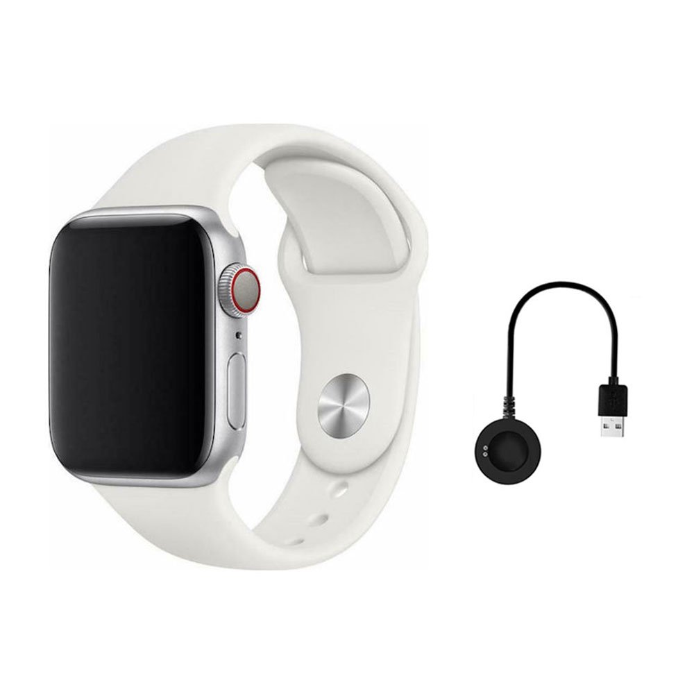 Smartwatch με Παλμογράφο και Απάντηση Κλήσεων-Μηνυμάτων Remax Watch 9 Pro Λευκό Ασημί