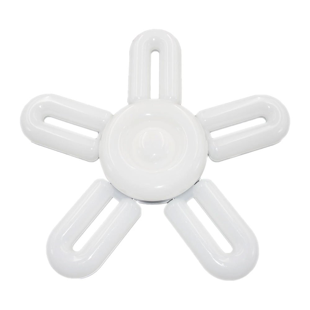 LED Λάμπα Πτυσσόμενη 60W με 5 Πτερύγια E27 4000LM Ψυχρό Λευκό (RZ-0048)