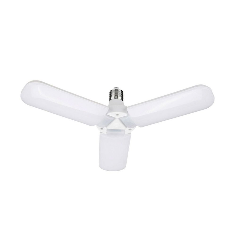 LED Λάμπα Πτυσσόμενη 45W με 3 Πτερύγια E27 3000LM Ψυχρό Λευκό (RZ-0049)