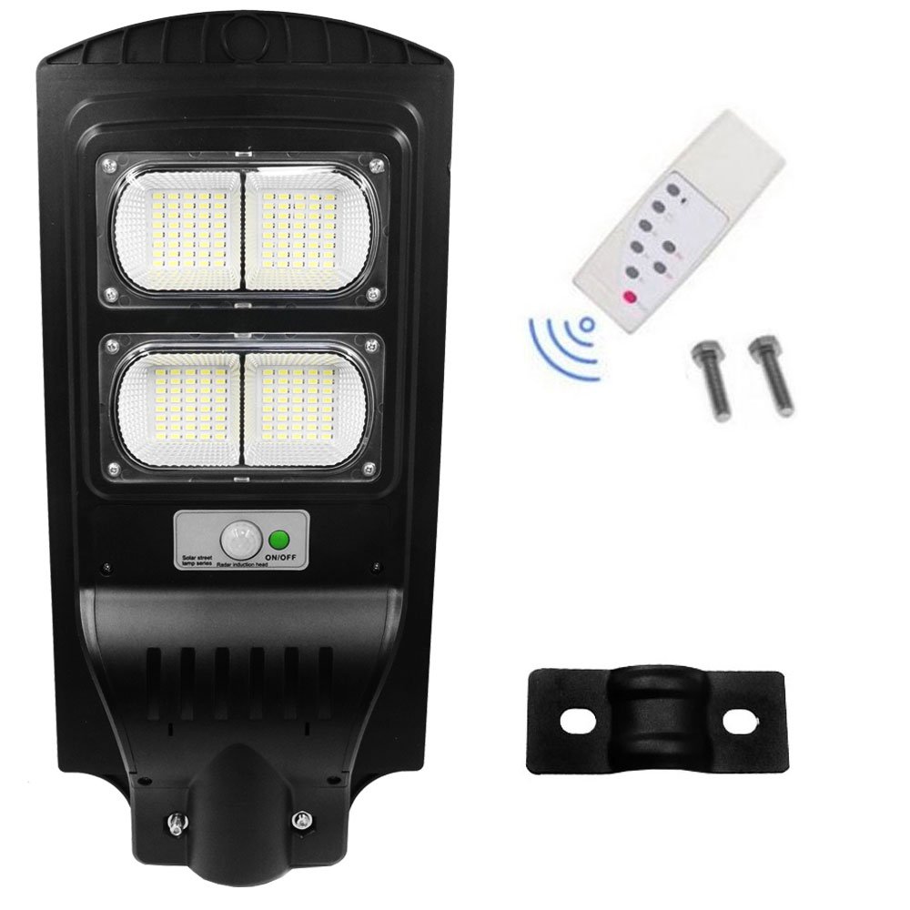 LED Ηλιακός Προβολέας Τοίχου 80W 12800LM με Ανιχνευτή Κίνησης IP67 Rixme (RZ-0083-80W)