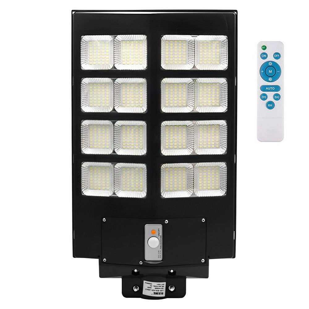 LED Ηλιακός Προβολέας Τοίχου 320W 51200LM με Ανιχνευτή Κίνησης IP67 Rixme (RZ-0089-320W)