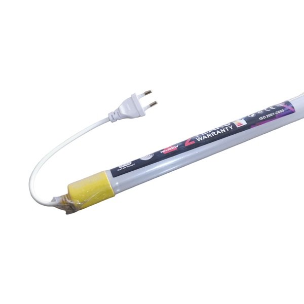 Αδιάβροχη λάμπα/σωλήνας φθορίου LED 1,2μ 18W Κίτρινο χρώμα (RZ-149)