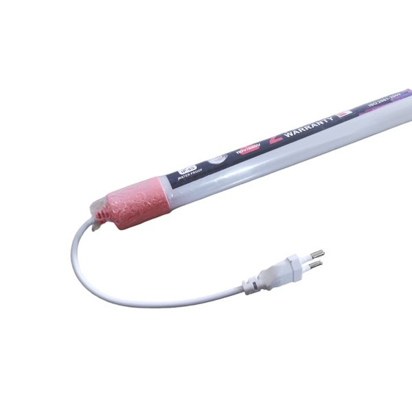 Αδιάβροχη λάμπα/σωλήνας φθορίου LED 1,2μ 18W Ροζ χρώμα (RZ-150)