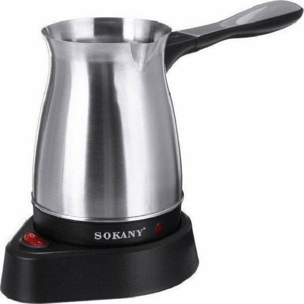Ηλεκτρικό Mπρίκι Inox 600W, 500ml SOKANY (SK-214)