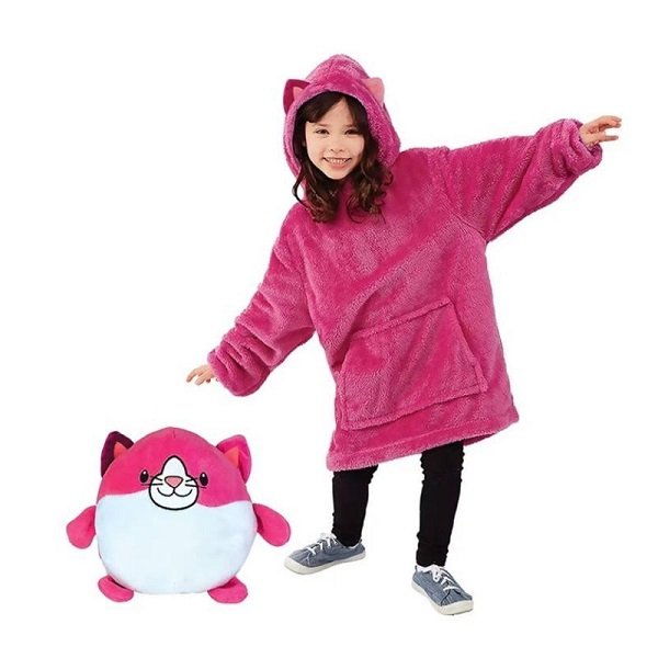 Παιδικό Λούτρινο Αρκουδάκι Φούτερ 2 σε 1, One Size (SN23521-51)