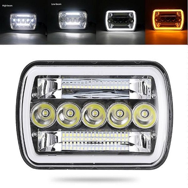 Προβολέας εργασίας αυτοκινήτου 41LED 120W 7″ (SY-GZD0878)