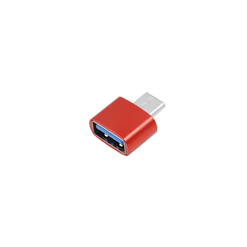 Μετατροπέας – Αντάπτορας από Type-C σε USB-A Θηλυκό Κόκκινο (TR-2016)