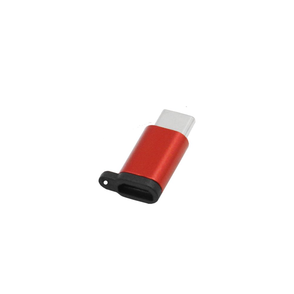 Μετατροπέας – Αντάπτορας από Type-C σε Micro USB Θηλυκό Κόκκινο (TR-2020)