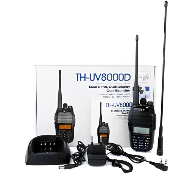 Ασύρματος Πομποδέκτης UHF/VHF 10W με Μονόχρωμη Οθόνη (TYT-THUV8000D)