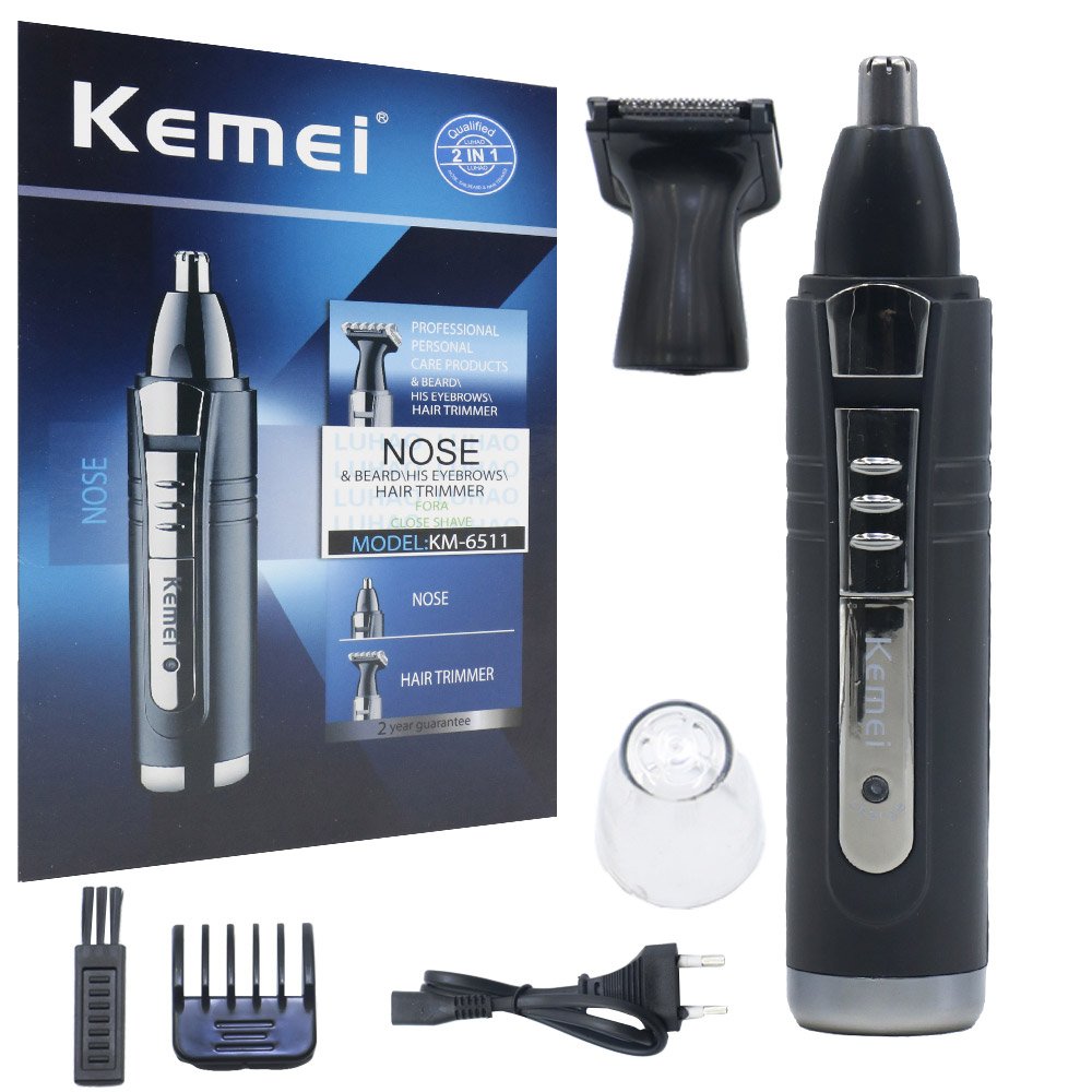 Επαναφορτιζόμενη Μηχανή Trimmer Kemei Μαύρο (KM-6511)