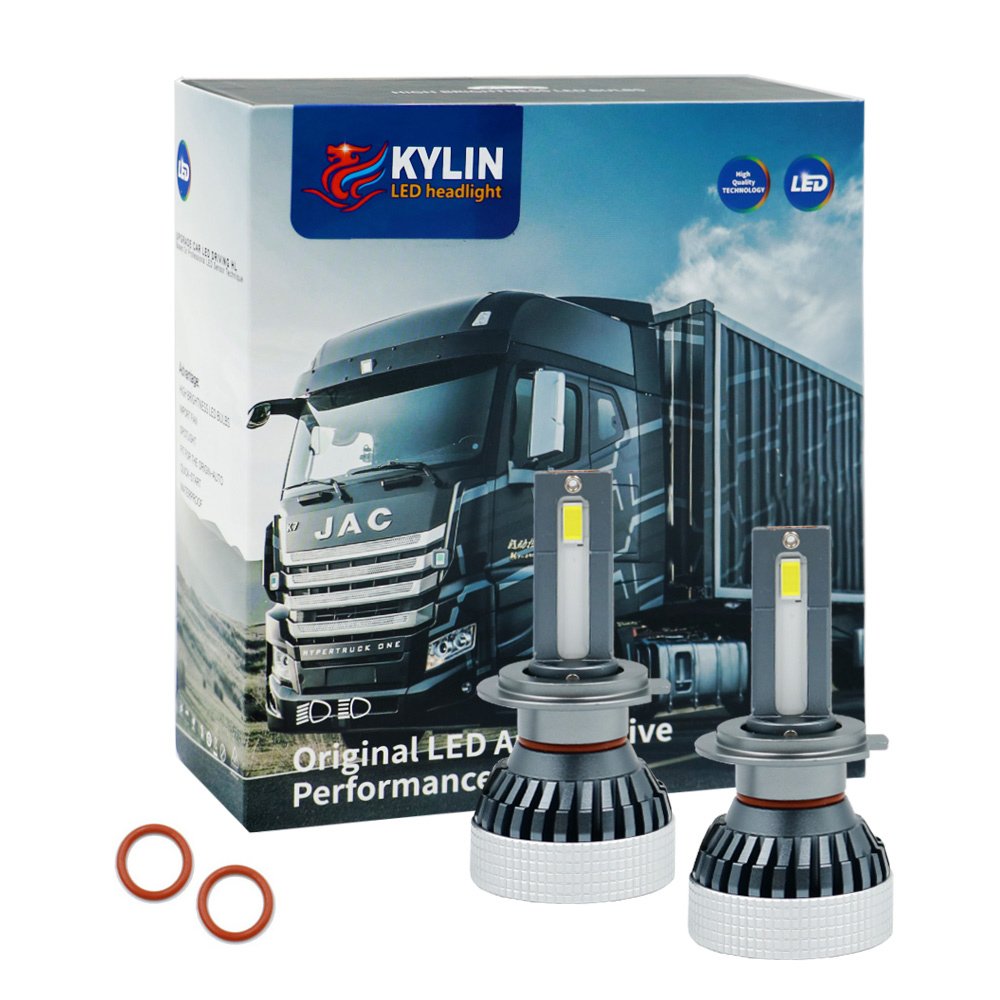 LED Λάμπες Αυτοκινήτου – Φορτηγού H7 12V-24V CANBUS 90W 6500K 9000LM 2 X 45W (V18K-H7)