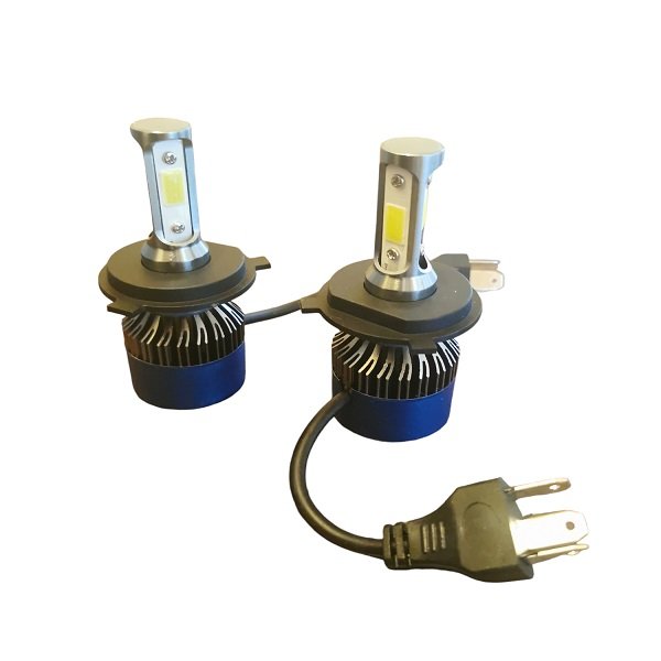 Σετ Λάμπες LED H4 αυτοκινήτου 3 όψεων 2τμχ 24W 2500lm Μπλε (W00053-1)
