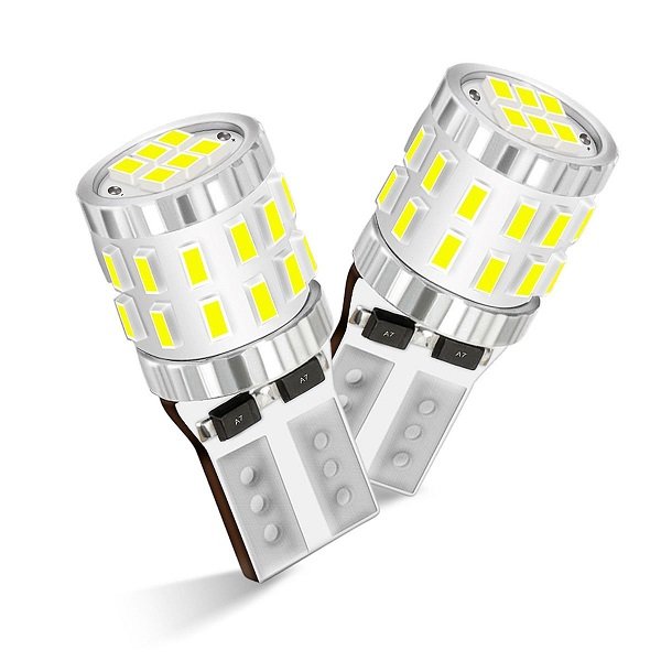 Λάμπες Αυτοκινήτου T10 Canbus LED 6500K Ψυχρό Λευκό 12V/24V 3W 30 SMD 2τμχ (W16944)