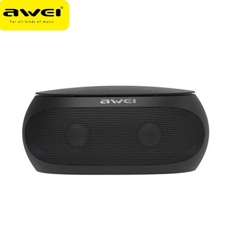 Φορητό Ασύρματο Ηχείο Bluetooth 9W με Διάρκεια Μπαταρίας έως 8 ώρες Awei Μαύρο (Y200)