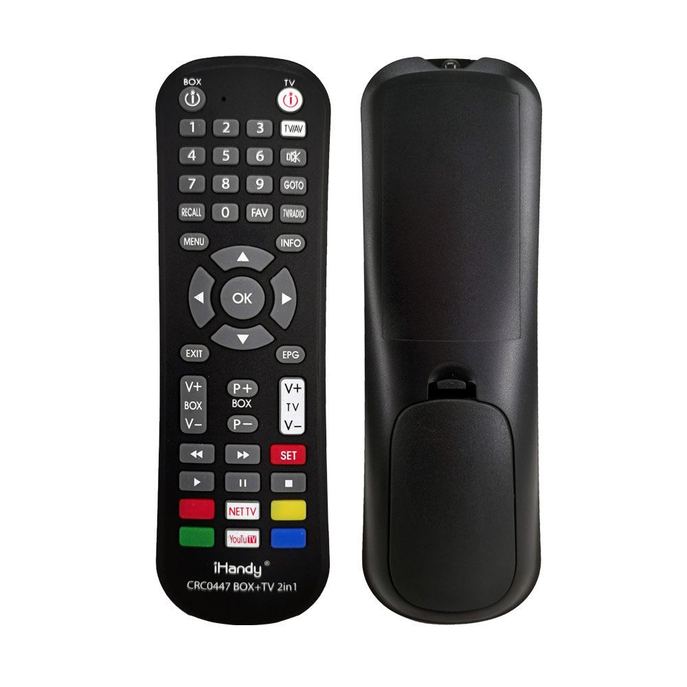 Universal Τηλεχειριστήριο Τηλεόρασης και TV Box iHandy Μαύρο (CRC0447)