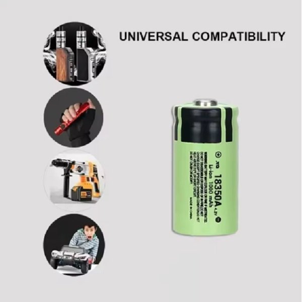 Μπαταρία 18350 4.2V 1000mAh (18610-1)