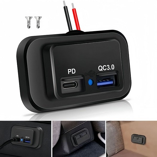 Φορτιστής αυτοκινήτου QC 3.0 – PD (w17578)