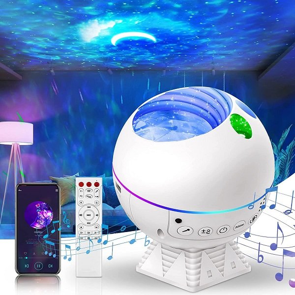 Προβολέας προτζέκτορας LED 360° Galaxy Light με 43 χρώματα, Moon & Nebula Night Light, Ηχείο Bluetooth, χρονοδιακόπτη και τηλεχειριστήριο (cl-005)