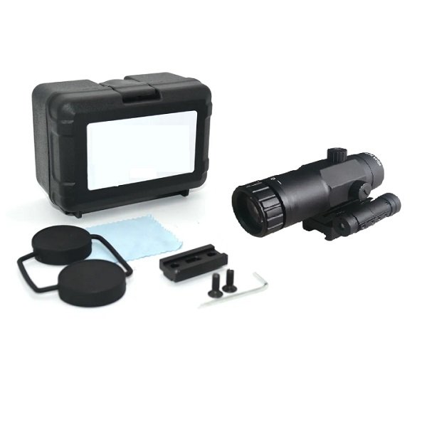 Μεγεθυντικός Φακός red dot με ανάστροφη βάση 3x26mm BAK4 PRISM 50yds 20mm με βαλιτσάκι μεταφοράς (M01-1)
