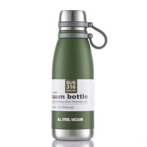 Μπουκάλι Θερμός με Ιμάντα Μεταφοράς 800ml Πράσινο (JB-6065)