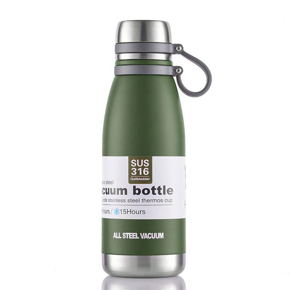Μπουκάλι Θερμός με Ιμάντα Μεταφοράς 800ml Πράσινο (JB-6065)