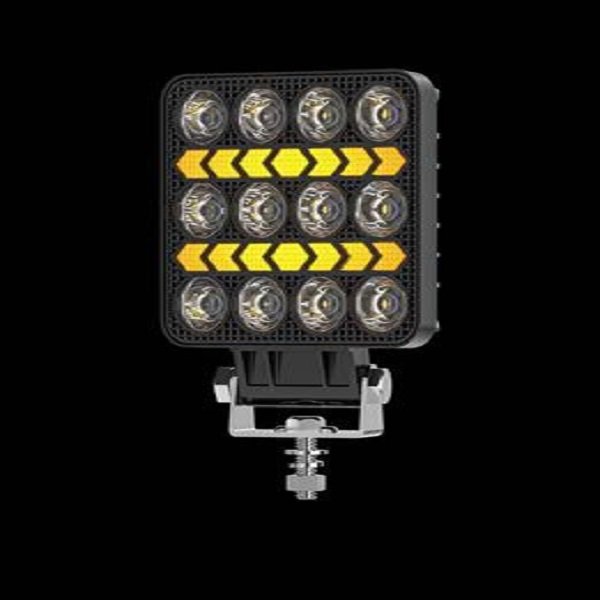 Προβολέας LED τετράγωνος αυτοκινήτου off road 4″ 12 LED (jn-2434-71)