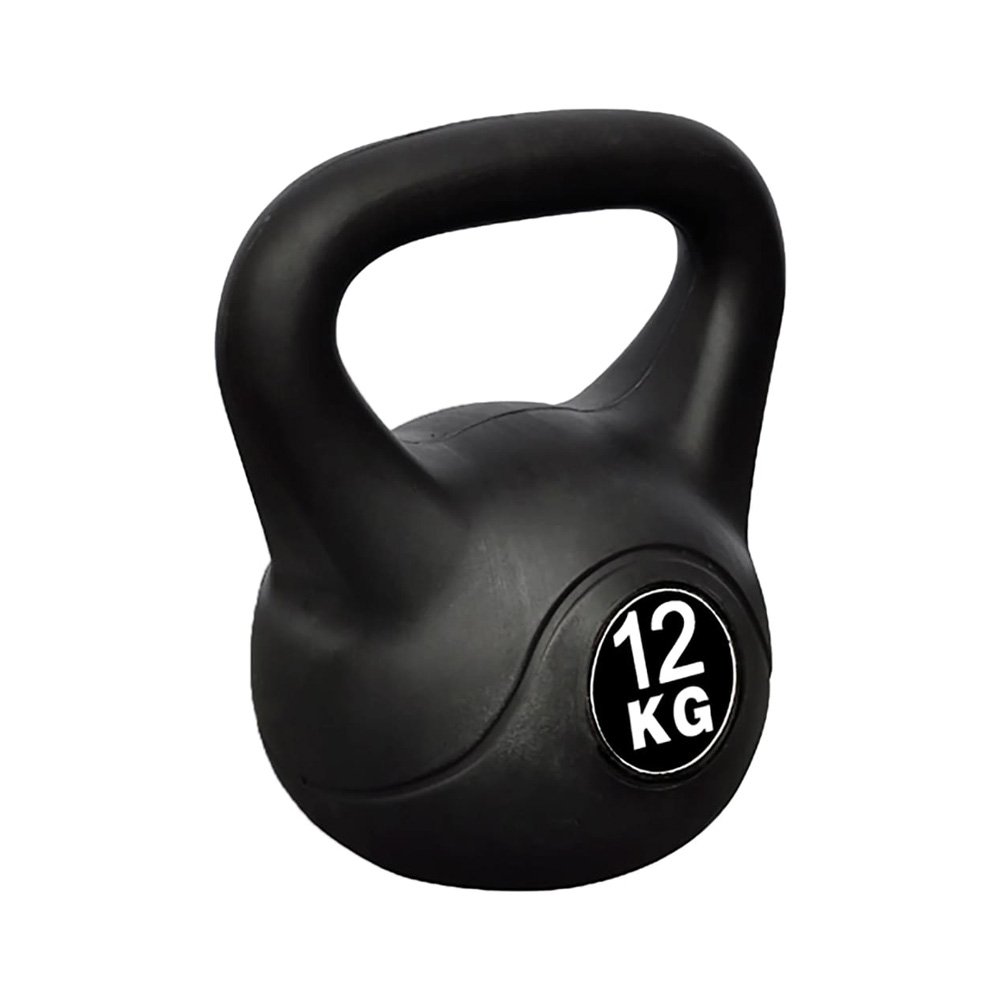 Kettlebell από PVC 12kg Μαύρο (25566-35)