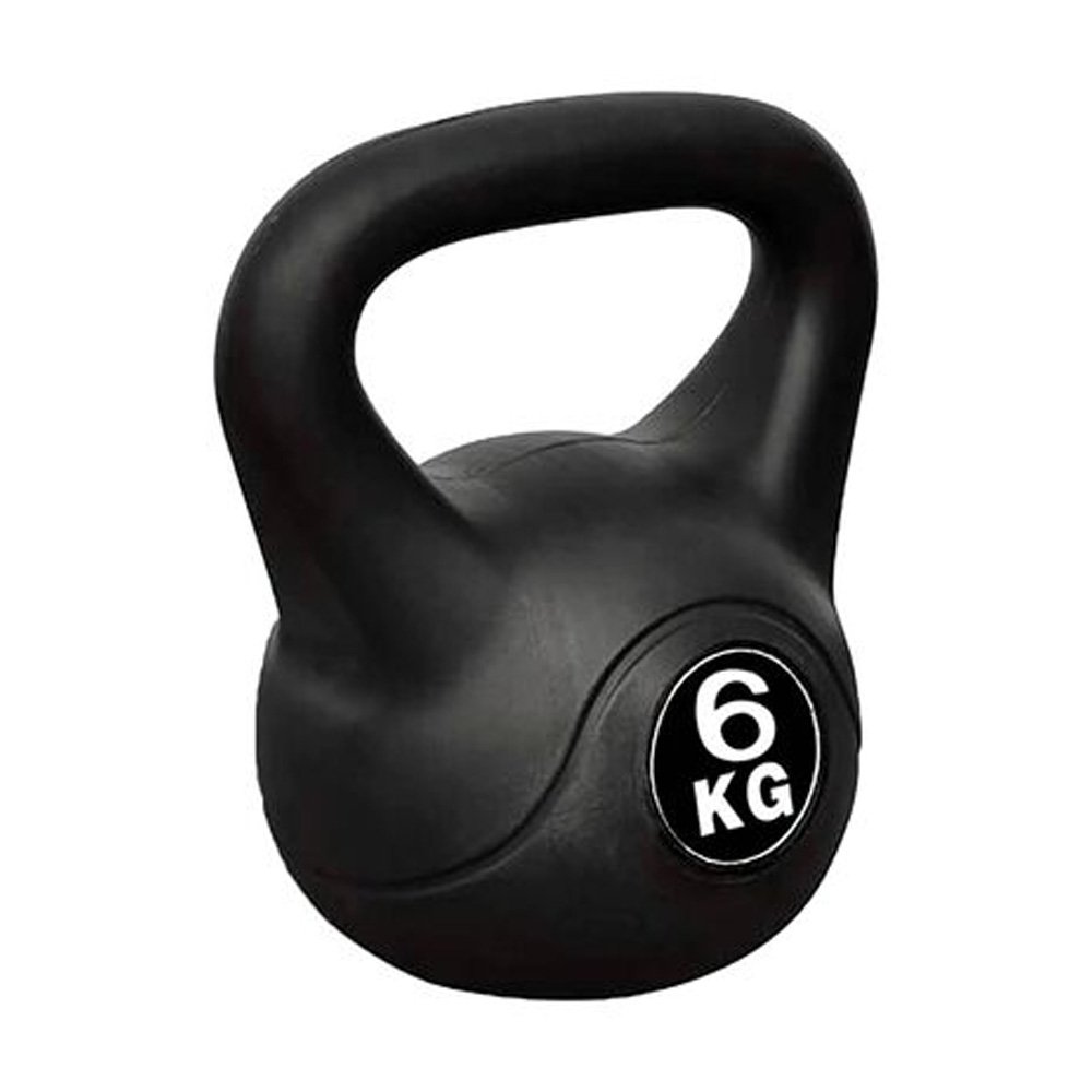 Kettlebell από PVC 6kg Μαύρο (25566-32)
