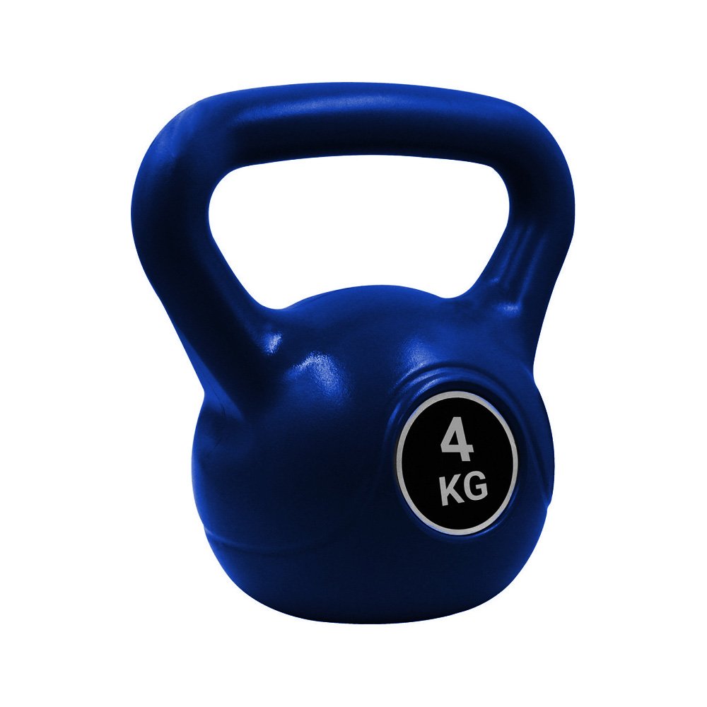 Kettlebell από PVC 4kg Μπλε (25566-38)