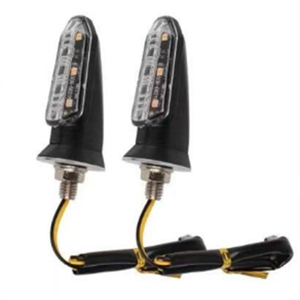 Μίνι φλας μηχανής LED 8MM με κίτρινο φωτισμό διαφανές (SY-MTZXD0191)