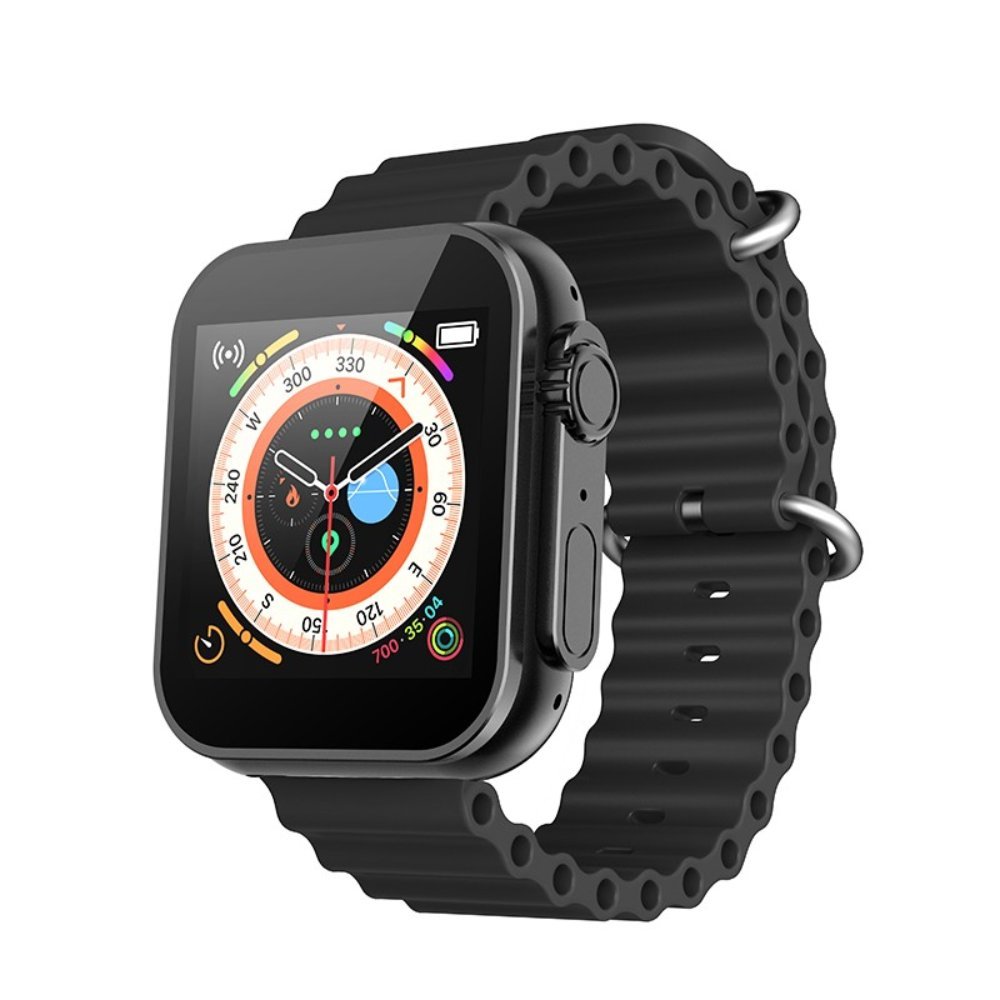 Smartwatch με Παλμογράφο και Απάντηση Κλήσεων – Μηνυμάτων U8 Ultra Μαύρο