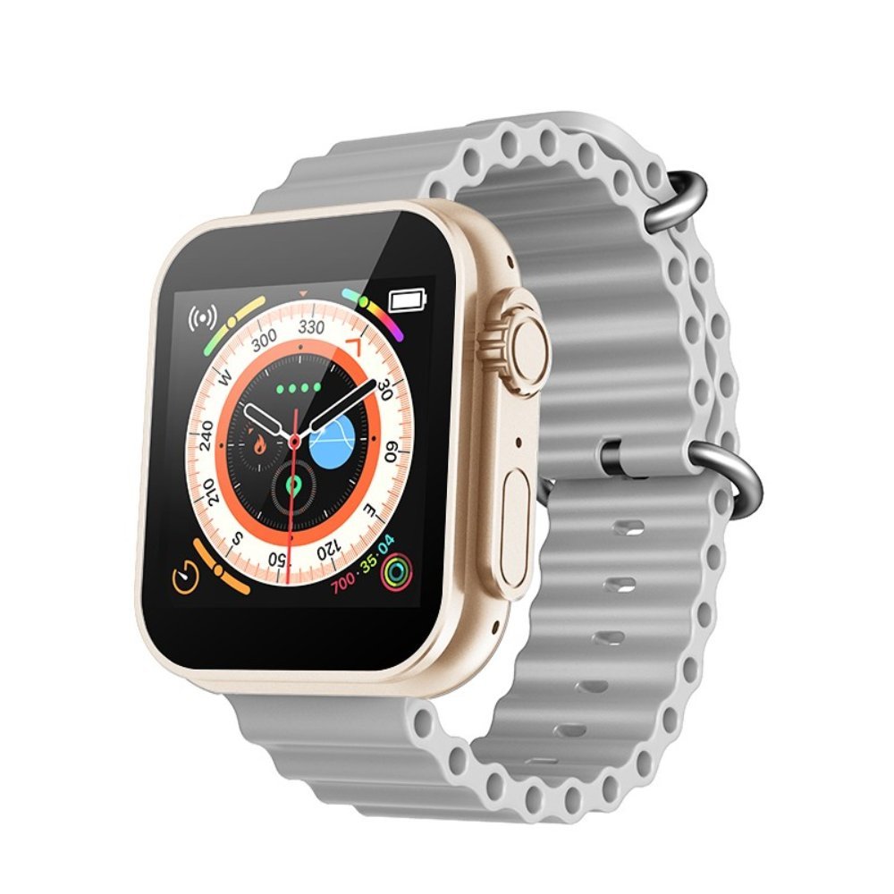 Smartwatch με Παλμογράφο και Απάντηση Κλήσεων – Μηνυμάτων U8 Ultra Λευκό
