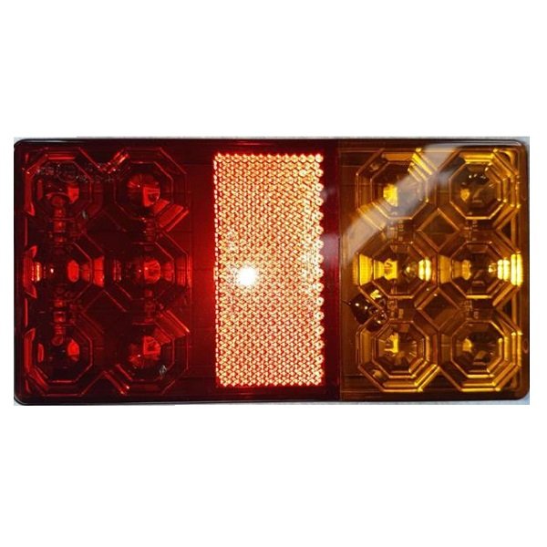 Σετ προβολέων πίσω φωτών οχημάτων 12LED 8-80V 2τμχ. (w13540)