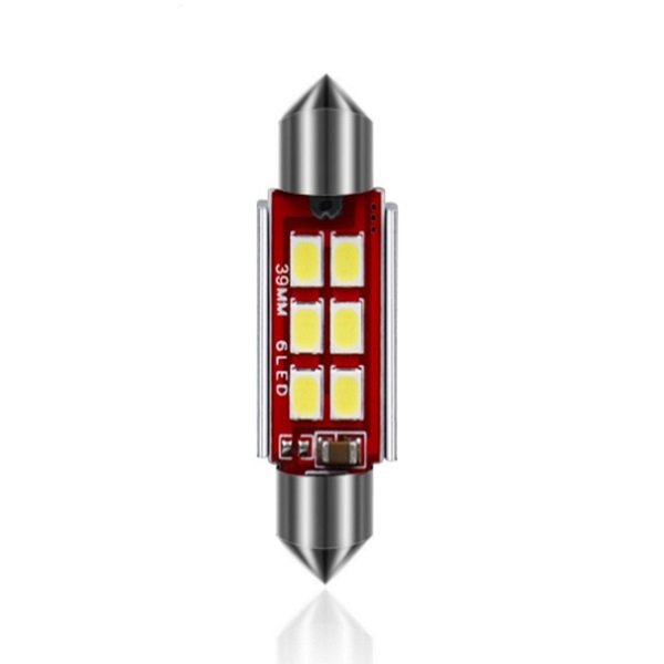 Λάμπα Αυτοκινήτου Canbus LED 6000K Ψυχρό Λευκό 39mm 2τμχ. (w15190-2-1)
