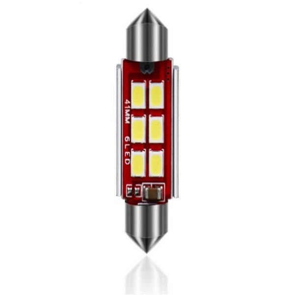 Λάμπα Αυτοκινήτου Canbus LED 6000K Ψυχρό Λευκό 41mm 2τμχ. (w15190-3-1)