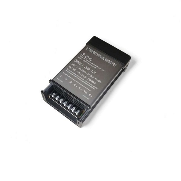 Αδιάβροχο Τροφοδοτικό LED 12V 20A 250W (A060)